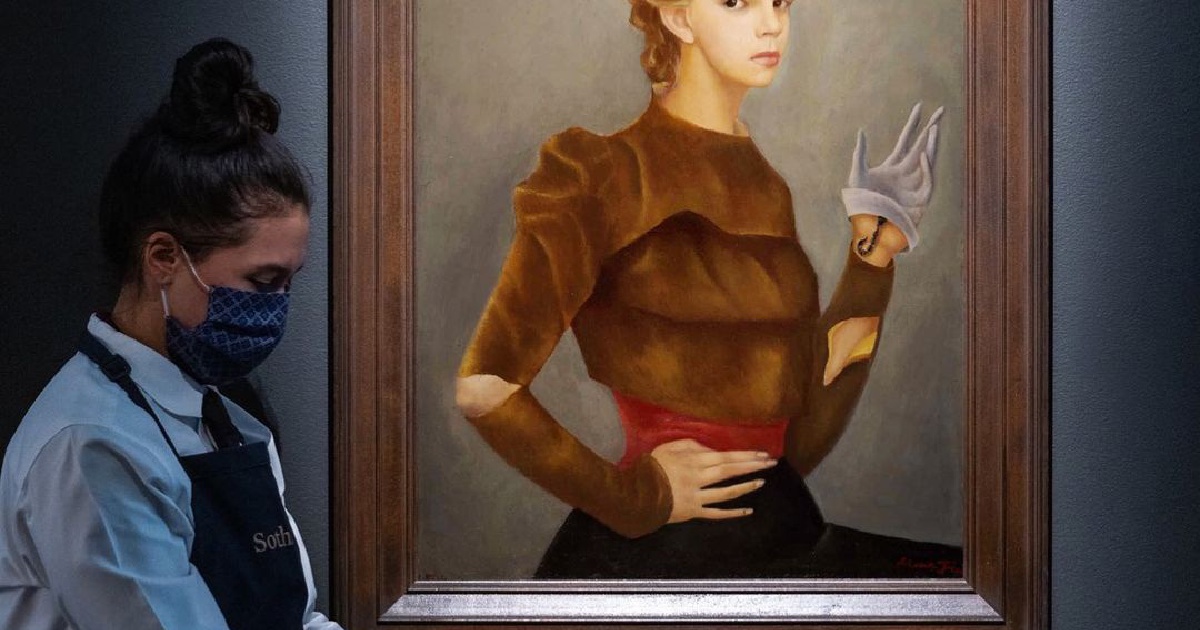 Autoportrait au scorpion by Leonor Fini more than doubles the